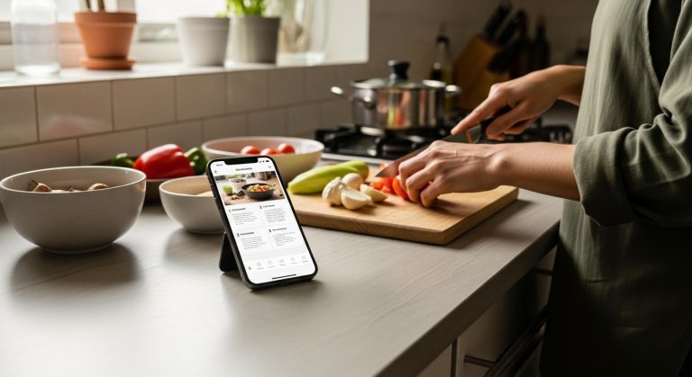 Aprenda receitas fáceis direto no celular