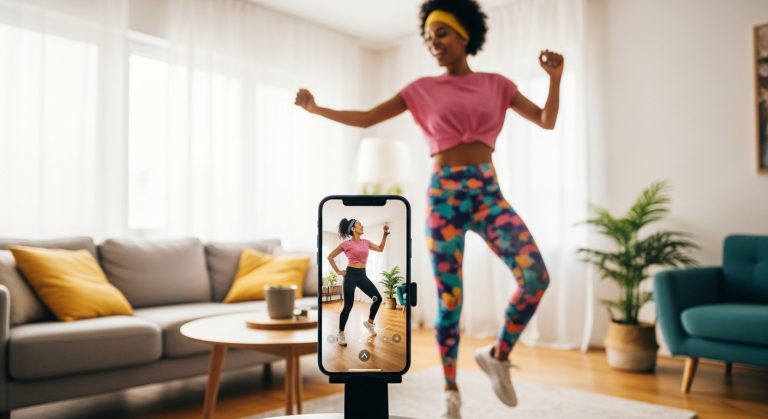 Aprenda zumba em casa com apps