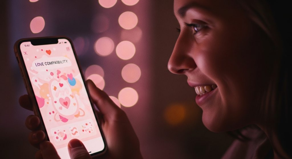 Teste sua compatibilidade amorosa no celular