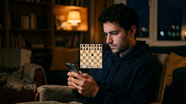 Jogue xadrez online direto no celular